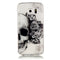 For Galaxy S6 Edge / G925 Skull Pattern IMD Workmanship Soft TPU Protective Case