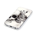 For Galaxy S6 Edge / G925 Skull Pattern IMD Workmanship Soft TPU Protective Case