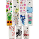 For Galaxy S6 Edge / G925 Skull Pattern IMD Workmanship Soft TPU Protective Case
