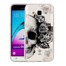 For Galaxy J3 (2016) / J310 Skull Pattern IMD Workmanship Soft TPU Protective Case