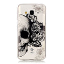 For Galaxy J3 (2016) / J310 Skull Pattern IMD Workmanship Soft TPU Protective Case