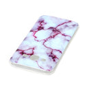 For Galaxy J5 / J500 Purple Marbling Pattern Soft TPU Protective Back Cover Case
