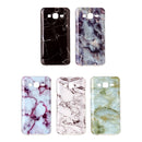 For Galaxy J5 / J500 Purple Marbling Pattern Soft TPU Protective Back Cover Case