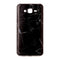 For Galaxy J7 / J700 Black Marbling Pattern Soft TPU Protective Back Cover Case