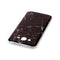 For Galaxy J7 / J700 Black Marbling Pattern Soft TPU Protective Back Cover Case