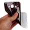 For Galaxy J7 / J700 Black Marbling Pattern Soft TPU Protective Back Cover Case