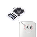 10 PCS Rear Camera Lens Cover + Flashlight Bracker for Galaxy S7 / G930(Silver)