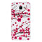 For Galaxy A5 (2016) / A510 Noctilucent Plum Pattern IMD Workmanship Soft TPU Back Cover Case