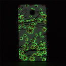 For Galaxy A5 (2016) / A510 Noctilucent Plum Pattern IMD Workmanship Soft TPU Back Cover Case