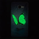 For Galaxy A5 (2016) / A510 Noctilucent Butterfly Pattern IMD Workmanship Soft TPU Back Cover Case