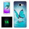 For Galaxy A5 (2016) / A510 Noctilucent Butterfly Pattern IMD Workmanship Soft TPU Back Cover Case