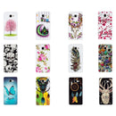 For Galaxy A5 (2016) / A510 Noctilucent Plum Pattern IMD Workmanship Soft TPU Back Cover Case