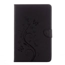 For Galaxy Tab A 10.1 (2016) / P580 Butterflies Love Flowers Embossing Horizontal Flip Leather Case with Holder & Card Slots & Wallet(Black)