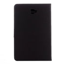 For Galaxy Tab A 10.1 (2016) / P580 Butterflies Love Flowers Embossing Horizontal Flip Leather Case with Holder & Card Slots & Wallet(Black)