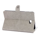 For Galaxy Tab A 10.1 (2016) / P580 Butterflies Love Flowers Embossing Horizontal Flip Leather Case with Holder & Card Slots & Wallet(Grey)