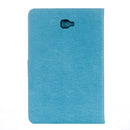 For Galaxy Tab A 10.1 (2016) / P580 Butterflies Love Flowers Embossing Horizontal Flip Leather Case with Holder & Card Slots & Wallet(Blue)