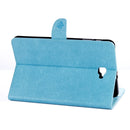 For Galaxy Tab A 10.1 (2016) / P580 Butterflies Love Flowers Embossing Horizontal Flip Leather Case with Holder & Card Slots & Wallet(Blue)