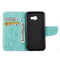 For Galaxy A3 (2017) / A320 Butterflies Love Flowers Embossing Horizontal Flip Leather Case with Holder & Card Slots & Wallet & Lanyard(Green)