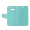 For Galaxy A5 (2017) / A520 Butterflies Love Flowers Embossing Horizontal Flip Leather Case with Holder & Card Slots & Wallet & Lanyard(Green)
