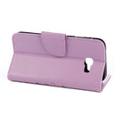 For Galaxy A5 (2017) / A520 Butterflies Love Flowers Embossing Horizontal Flip Leather Case with Holder & Card Slots & Wallet & Lanyard(Light Purple)