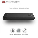 For Galaxy J7 Prime & On7(2016) / G610 Brushed Texture Carbon Fiber TPU Protective Case(Black)