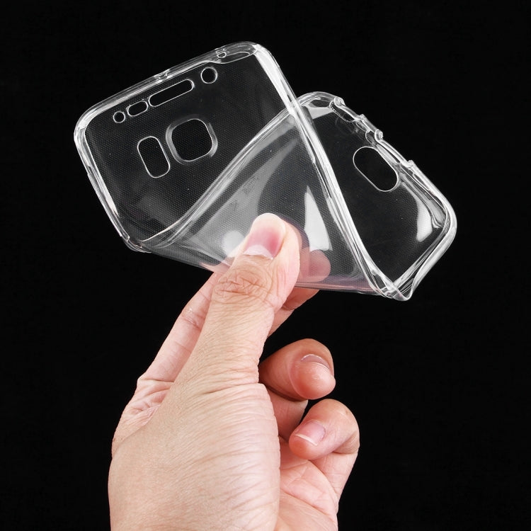 For Galaxy S6 Edge / G925 0.75mm Double-sided Ultra-thin Transparent TPU Protective Case (Transparent)