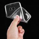 For Galaxy S6 Edge+ / G928 0.75mm Double-sided Ultra-thin Transparent TPU Protective Case (Transparent)