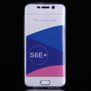 For Galaxy S6 Edge+ / G928 0.75mm Double-sided Ultra-thin Transparent TPU Protective Case (Transparent)