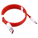For OnePlus 7P / 7 / 3T /5T / 6 4.5A USB to USB-C / Type-C Charging Cable Android Mobile Phone Flash Charging Cable, Cable Length: 1m(Red)