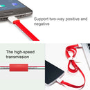 For OnePlus 7P / 7 / 3T /5T / 6 4.5A USB to USB-C / Type-C Charging Cable Android Mobile Phone Flash Charging Cable, Cable Length: 1m(Red)