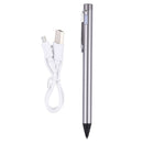 Universal Rechargeable Capacitive Touch Screen Stylus Pen with 2.3mm Superfine Metal Nib, For iPhone, iPad, Samsung, and Other Capacitive Touch Screen Smartphones or Tablet PC(Grey)