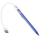 Universal Rechargeable Capacitive Touch Screen Stylus Pen with 2.3mm Superfine Metal Nib, For iPhone, iPad, Samsung, and Other Capacitive Touch Screen Smartphones or Tablet PC(Blue)