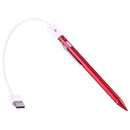 Universal Rechargeable Capacitive Touch Screen Stylus Pen with 2.3mm Superfine Metal Nib, For iPhone, iPad, Samsung, and Other Capacitive Touch Screen Smartphones or Tablet PC(Red)