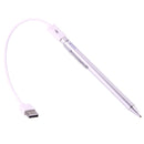 Universal Rechargeable Capacitive Touch Screen Stylus Pen with 2.3mm Superfine Metal Nib, For iPhone, iPad, Samsung, and Other Capacitive Touch Screen Smartphones or Tablet PC(Silver)