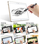 Universal Rechargeable Capacitive Touch Screen Stylus Pen with 2.3mm Superfine Metal Nib, For iPhone, iPad, Samsung, and Other Capacitive Touch Screen Smartphones or Tablet PC(Silver)