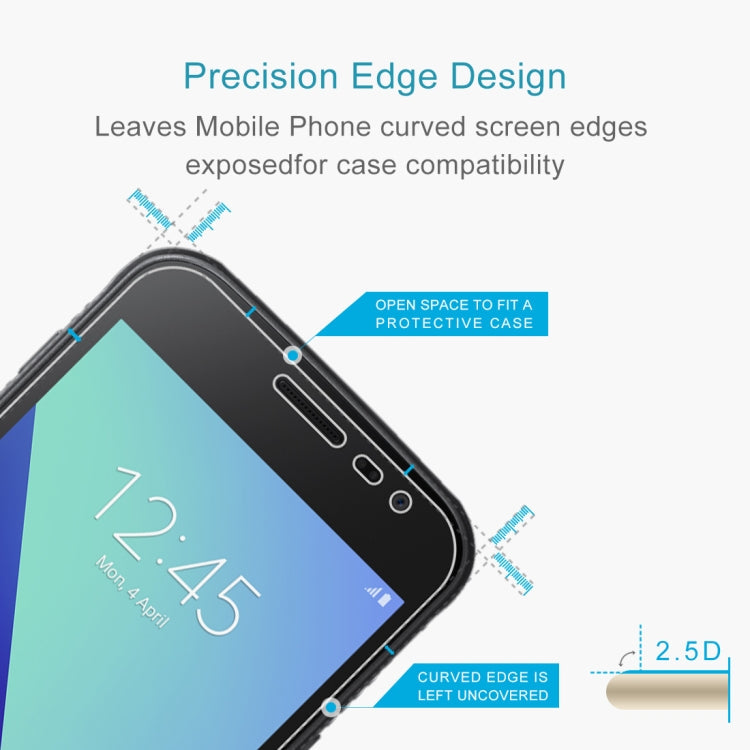 10 PCS for Galaxy Xcover 4 / G390F / Xcover 4s 0.26mm 9H Surface Hardness Explosion-proof Non-full Screen Tempered Glass Screen Film