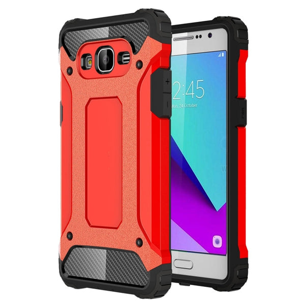 For Galaxy J2 Prime / G532 Tough Armor TPU + PC Combination Case(Red)