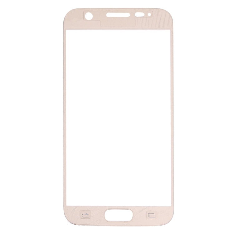 For Galaxy S7 / G930 0.26mm 9H Surface Hardness Explosion-proof Silk-screen Tempered Glass Full Screen Film (Gold)