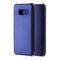For Galaxy S8 / G9500 Electroplating Mirror Horizontal Flip Leather Case with Sleep / Wake-up Function(Purple Blue)