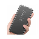 For Galaxy S8 + / G9550 Electroplating Mirror Horizontal Flip Leather Case with Sleep / Wake-up Function(Pink)