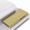 For Galaxy S8 + / G9550 Electroplating Mirror Horizontal Flip Leather Case with Sleep / Wake-up Function(Gold)