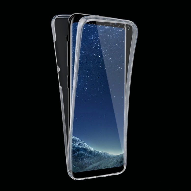 For Galaxy S8 + / G9550 0.75mm Double-sided Ultra-thin Transparent TPU Protective Case(Transparent)