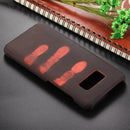 For Galaxy S8 + / G9550 Paste Skin + PC Thermal Sensor Discoloration Protective Back Cover Case(Orange)