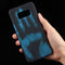 For Galaxy S8 + / G9550 Paste Skin + PC Thermal Sensor Discoloration Protective Back Cover Case(Blue)