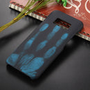 For Galaxy S8 + / G9550 Paste Skin + PC Thermal Sensor Discoloration Protective Back Cover Case(Blue)