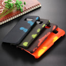 For Galaxy S8 + / G9550 Paste Skin + PC Thermal Sensor Discoloration Protective Back Cover Case(Blue)