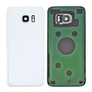 Original Battery Back Cover with Camera Lens Cover for Galaxy S7 Edge / G935 (White)