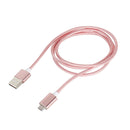 1.2m Weave Style 5V 2A Micro USB to USB 2.0 Magnetic Data / Charger Cable for Samsung Galaxy S7 & S7 Edge / LG G4 / Huawei P8 / Xiaomi Mi4 and other Smartphones (Pink)