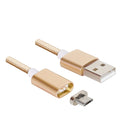 1.2m Weave Style 5V 2A Micro USB to USB 2.0 Magnetic Data / Charger Cable for Samsung Galaxy S7 & S7 Edge / LG G4 / Huawei P8 / Xiaomi Mi4 and other Smartphones (Gold)
