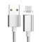 1.2m Weave Style 5V 2A Micro USB to USB 2.0 Magnetic Data / Charger Cable for Samsung Galaxy S7 & S7 Edge / LG G4 / Huawei P8 / Xiaomi Mi4 and other Smartphones (Silver)